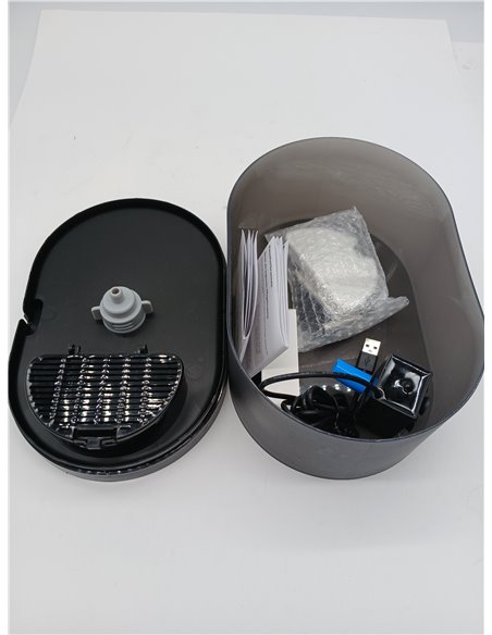 Fuente automática para Gatos, 2,2 l, con Bomba ultrasilenciosa, Filtro de carbón Activo, para Interiores, para Gatos, Perros y O