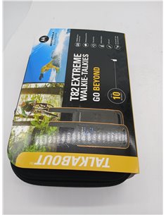 Motorola Talkabout T82 Extrem - Walki-Talkis, Alcance hasta 10 Km, Pantalla Oculta, Linterna LED, color Negro y Amarillo 2