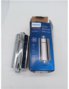 Philips Water filtro de ducha en línea – incluye 1 cartucho, filtración hasta 50.000 L, color cromado, reduce cloro hasta un 99% 2