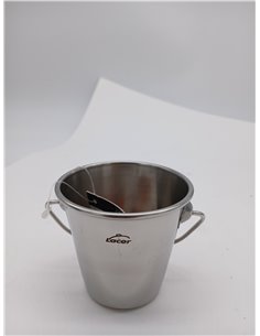 LACOR - Cubo Mini, Acero Inoxidable, Plateado, 8x7x7 cm - Uso en Hostelería