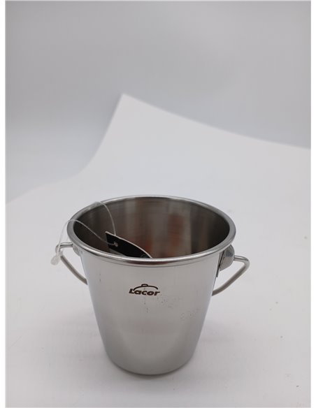 LACOR - Cubo Mini, Acero Inoxidable, Plateado, 8x7x7 cm - Uso en Hostelería