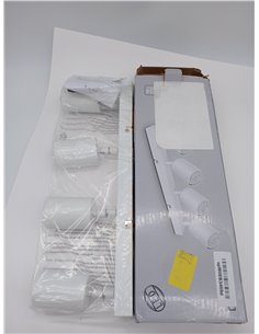 Lámpara de Techo de 4 Focos Giratorios GU10, Lámpara de Pared Interior LED Blanco Ajustables, Foco de Pared para Interior Ilumin 2