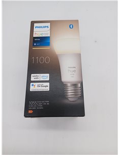 Philips Hue - Bombilla Inteligente, A60 E27, Luz Blanca Cálida Regulable, 10.5W, Compatible con Alexa y Google Home 2