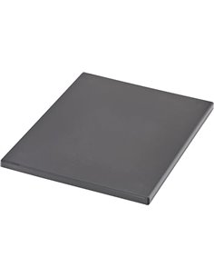 Metaltex - Tabla Profesional de Cocina Corte, Polietileno, color Negro, 38 x 28 x 1,5 cm