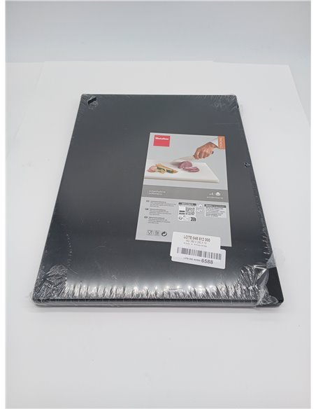 Metaltex - Tabla Profesional de Cocina Corte, Polietileno, color Negro, 38 x 28 x 1,5 cm
