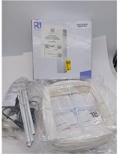 Trio Lighting R40122001 Lampara Pie de Papel con Interruptor de Pie, Atenuación, Color Blanco 2