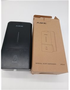 AIKE AK1006 Dispensador De Jabón Pared, 800 ml Dispensador de Jabón Manual de Plástico, Dispensador de Jabón Líquido para Manos  2