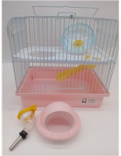 ICA HAM15 Recto - Jaula Play Garden Metálica, Grandey, colores aleatorios 2