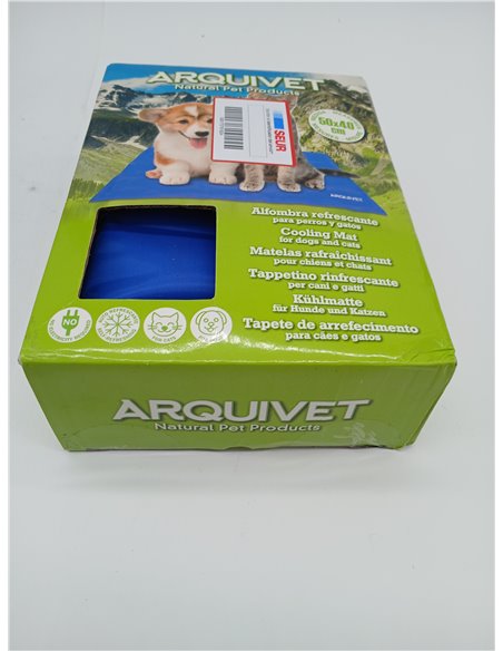 Arquivet - Alfombra refrescante para Perros y Gatos 40x50, alfombrar Pet Cooling Mat, azul