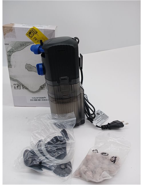 Forever Speed Adjustable Aquarium Inner Filter 3 in 1 Aquarium Filter 500L/H, Suitable for Aquarium 40-120L 8W