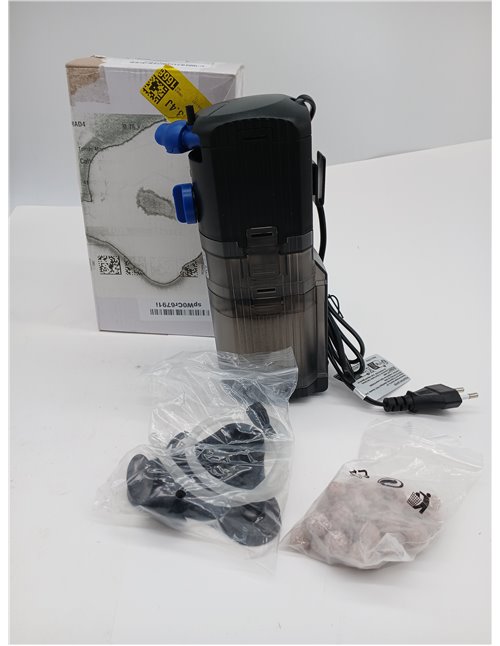Forever Speed Adjustable Aquarium Inner Filter 3 in 1 Aquarium Filter 500L/H, Suitable for Aquarium 40-120L 8W