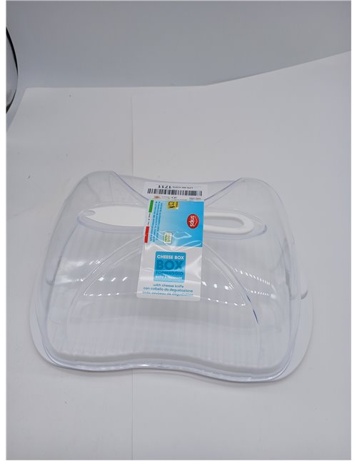 Snips, Guarda Queso 3 LT, Caja de Almacenamiento con Tapa 29 x 20 x 11 cm, 2 Cierres de Seguridad, Recipiente Guarda Queso con C