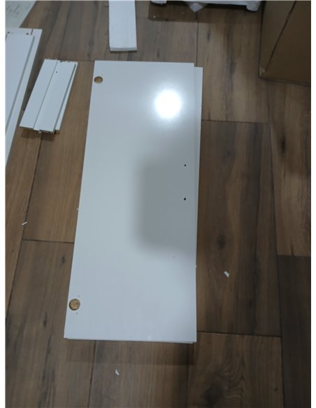 Habitdesign Columna de baño, Mueble de Lavabo, 4 Puertas y 1 cajón, Modelo Aruba, Acabado en Blanco Brillo, Medidas: 60 cm (Anch