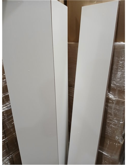 Habitdesign Columna de baño, Mueble de Lavabo, 4 Puertas y 1 cajón, Modelo Aruba, Acabado en Blanco Brillo, Medidas: 60 cm (Anch