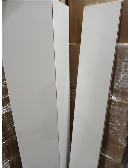 Habitdesign Columna de baño, Mueble de Lavabo, 4 Puertas y 1 cajón, Modelo Aruba, Acabado en Blanco Brillo, Medidas: 60 cm (Anch