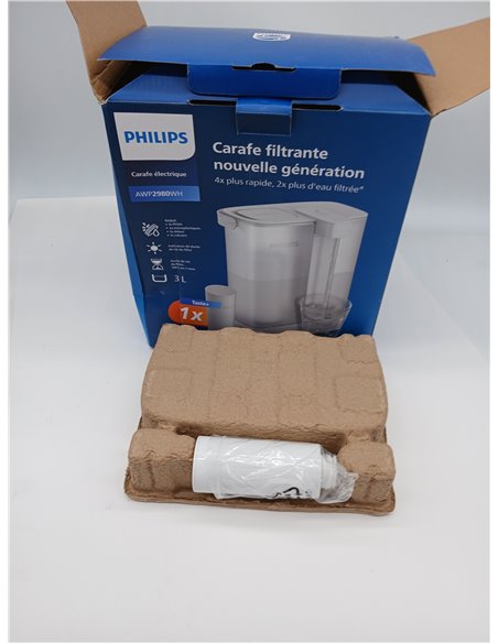 Philips Water Dispensador de agua filtrada bajo demanda (3L) – Agua fresca y limpia, 1x filtro Taste+ que mejora el sabor y redu