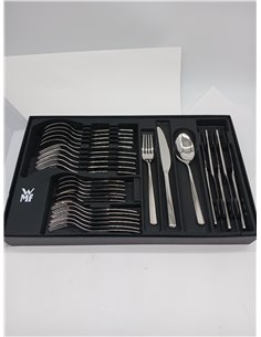 WMF Boston 30-Piece 6-Seater Cutlery Set in Cromargan Stainless Steel with Polished Finish, Dishwasher Safe 2