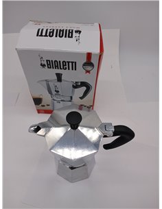 Bialetti - Moka Express: Icónica Cafetera Italiana para Espresso, Auténtico Café Italiano, Cafetera Moka 6 Tazas (270 Ml), Alumi 2