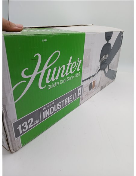 Ventilador de techo Industrie II Grafita 132 cm