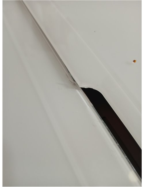 Cecotec Campana Extractora Decorativa 90Cm Bolero Flux Dt 908010 Glass White A++. Acabado Vidrio Blanco Mate, Succión 800M3/H, M