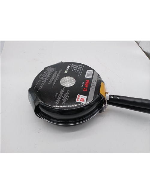 Vier 300 Sartén voltea tortillas inducción, 24 cm, Aluminio