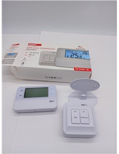 Emos Termostato de ambiente inalámbrico con soporte OpenTherm, programable, para sistemas de calefacción - Transmisor+receptor - 2