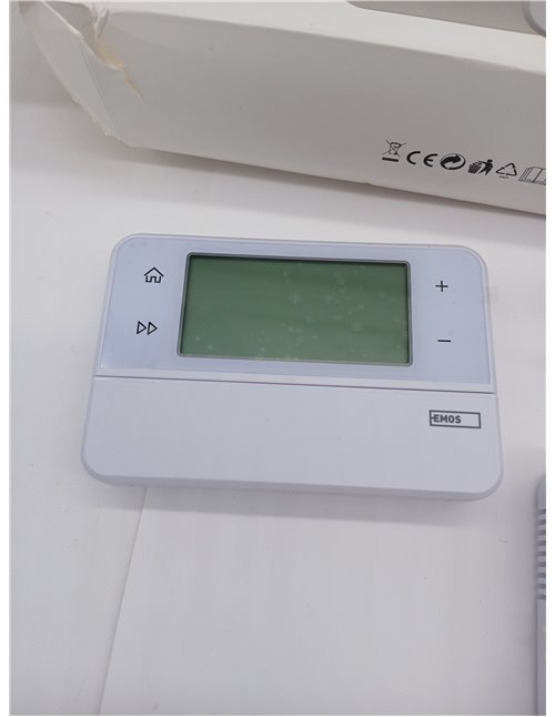 Emos Termostato de ambiente inalámbrico con soporte OpenTherm, programable, para sistemas de calefacción - Transmisor+receptor -