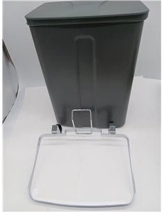 Wenko Door Bin 12 L – Trash Can for Cupboard, Kitchen Waste Bin, Capacity: 12 L, Polypropylene, Grey 2