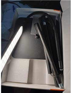 Lámpara de Pie LED 10W Regulable, 4 Temperaturas de Color, 4 Niveles de Brillo, 3K-6K, 360° Cuello de Cisne Ajustable, Control T 2