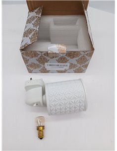 Quemadores de cera eléctrica de pared para derretir cera, luz nocturna, lámpara de aroma, quemador de cera para el hogar, dormit 2
