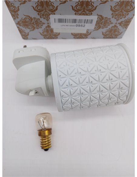 Quemadores de cera eléctrica de pared para derretir cera, luz nocturna, lámpara de aroma, quemador de cera para el hogar, dormit