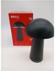 BRILONER - Mini lámpara LED de sobremesa inalámbrica con toque, regulable por pasos, IP44, lamparas de mesita de noche, lampara  2