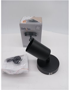 Foco de Pared GU10 para Interior, Focos para el techo Negro Ajustables y Giratorios, Lámpara de Pared GU10 Orientales para Cocin 2