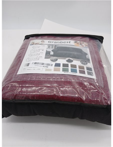 Granbest Funda de sofá elástica, resistente al agua, 1 unidad, de elastano, jacquard, elástica, con espuma antideslizante (2 pla
