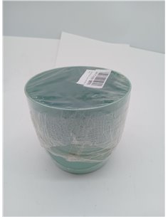 KADAX Decorative Plant Pot 12 cm Mint for Living Room, Bathroom, Balcony, Brings Colour and Freshness 2