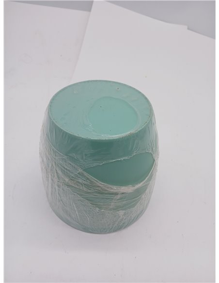 KADAX Decorative Plant Pot 12 cm Mint for Living Room, Bathroom, Balcony, Brings Colour and Freshness