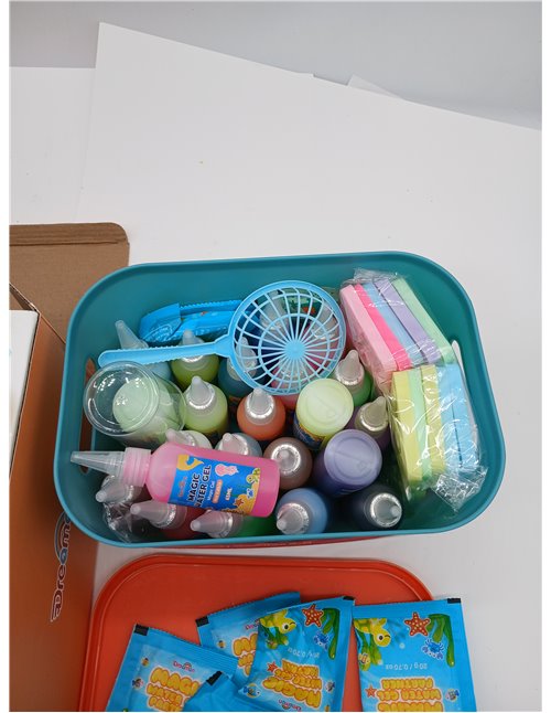 Dreamon Aqua Gelz Set, Juguete de Gel de Agua Mágico 3D DIY, Juego Magic Gel Kit con 22 colores y 16 formas, Regalo de Juguete C