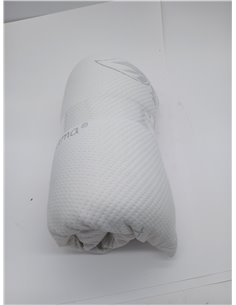 Todocama - Memory foam pillow, 75 cm compact core. Double cover with zip. Aloe Vera fabric. Thermoregulating adaptability to the 2