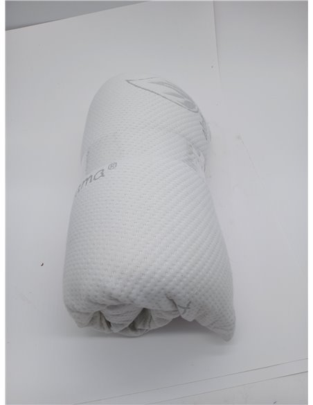 Todocama - Memory foam pillow, 75 cm compact core. Double cover with zip. Aloe Vera fabric. Thermoregulating adaptability to the