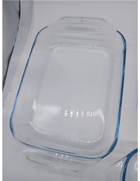 Pyrex Irresistible Set de 3 Fuentes para el Horno de Extrema Resistencia a Choques Térmicos, 3 Unidades, Transparente