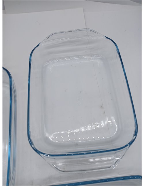 Pyrex Irresistible Set de 3 Fuentes para el Horno de Extrema Resistencia a Choques Térmicos, 3 Unidades, Transparente