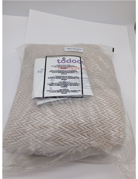 Todocama - Extra soft cotton blanket, Four Seasons, multi-purpose bedspread for sofa, bed blanket, blankets, bedspread, sofa cov