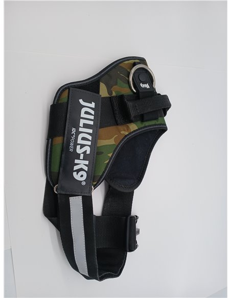 JULIUS-K9 Arnés JULIUS-K9 IDC, 1/L, 63–85 cm/50 mm, Camuflaje, Perro