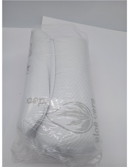 Todocama - Almohada viscoelástica, 70 cm núcleo Compacto. Doble Funda con Cremallera. Tejido Aloe Vera. Termorregulable adaptabi