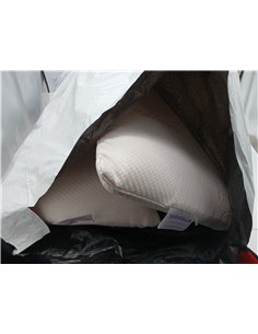 Todocama - Memory foam pillow, anti-mite and anti-bacteria. Compact core. Double cover with zip. Aloe Vera fabric. Thermoregulat 2