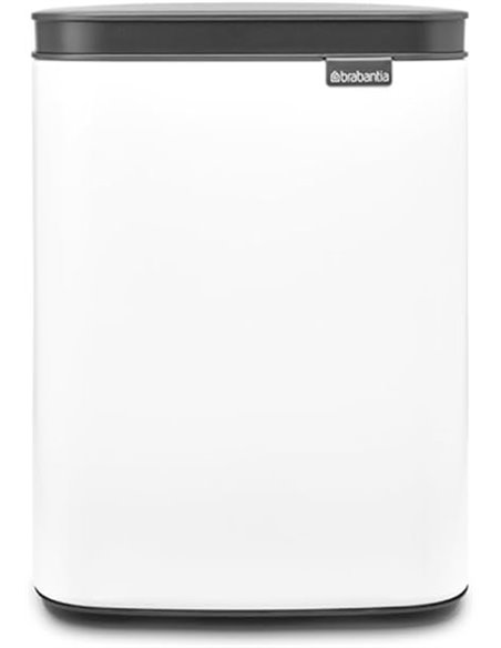 Brabantia Pattumiera Bo 4L - Cestino piccolo ed elegante - Apertura e chiusura soft - Igienico e poco ingombrante - appendibile 