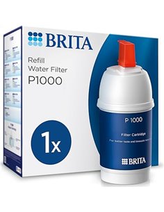 BRITA Filtro de agua para grifo, 12 meses de agua filtrada, Blanco, 1 Unidad (Paquete de 1)