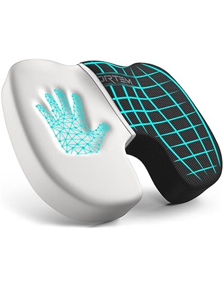 FORTEM Cojin Silla Oficina, Almohada En Forma De U, Cojín de Espuma Viscoelástica, Almohada Antideslizante para Sentarse en Gami