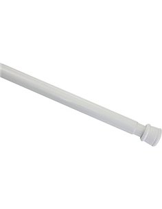 GARDINIA Barra de metal para cortinas, Extensible, Montaje sin tornillos ni taladros, Diámetro 23/26 mm, Longitud 60-100 cm cm, 