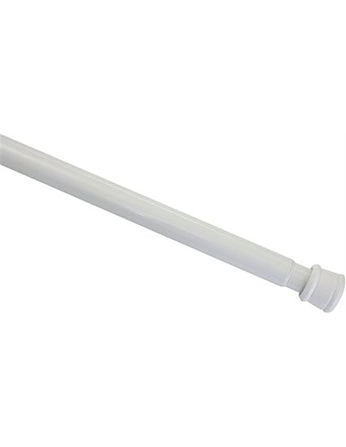 GARDINIA Barra de metal para cortinas, Extensible, Montaje sin tornillos ni taladros, Diámetro 23/26 mm, Longitud 60-100 cm cm, 